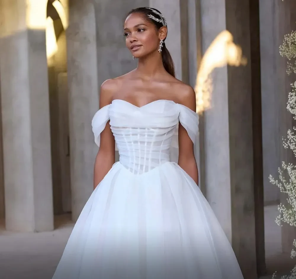 Model wearing a Bridal gown