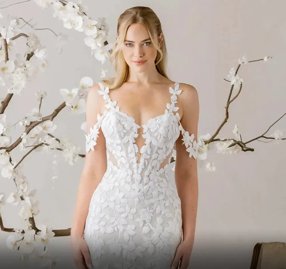 Model wearing a Bridal gown