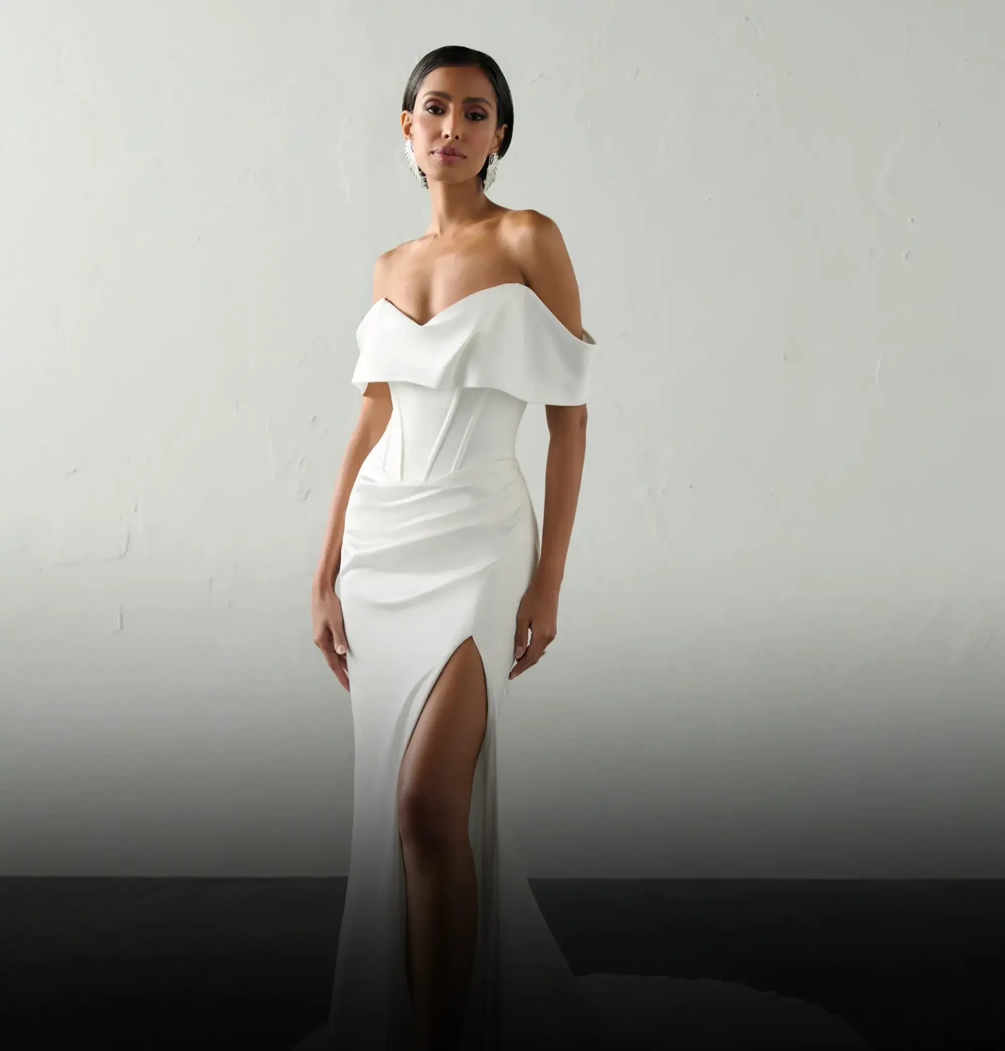 Model wearing a Bridal gown