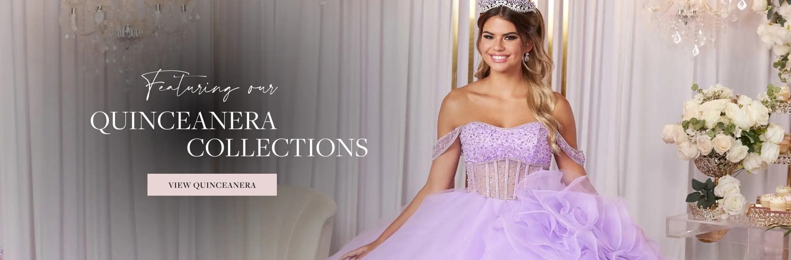 Quinceanera Banner for Desktop