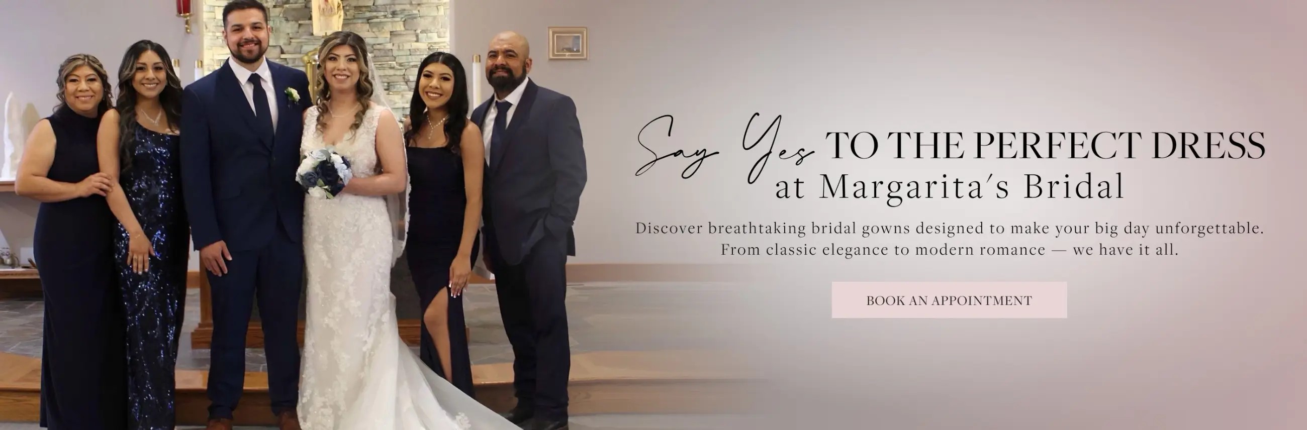 Say Yes To The Perfect Dress Desktop Banner