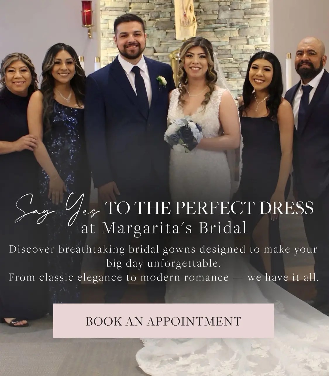 Say Yes To The Perfect Dress Mobile Banner