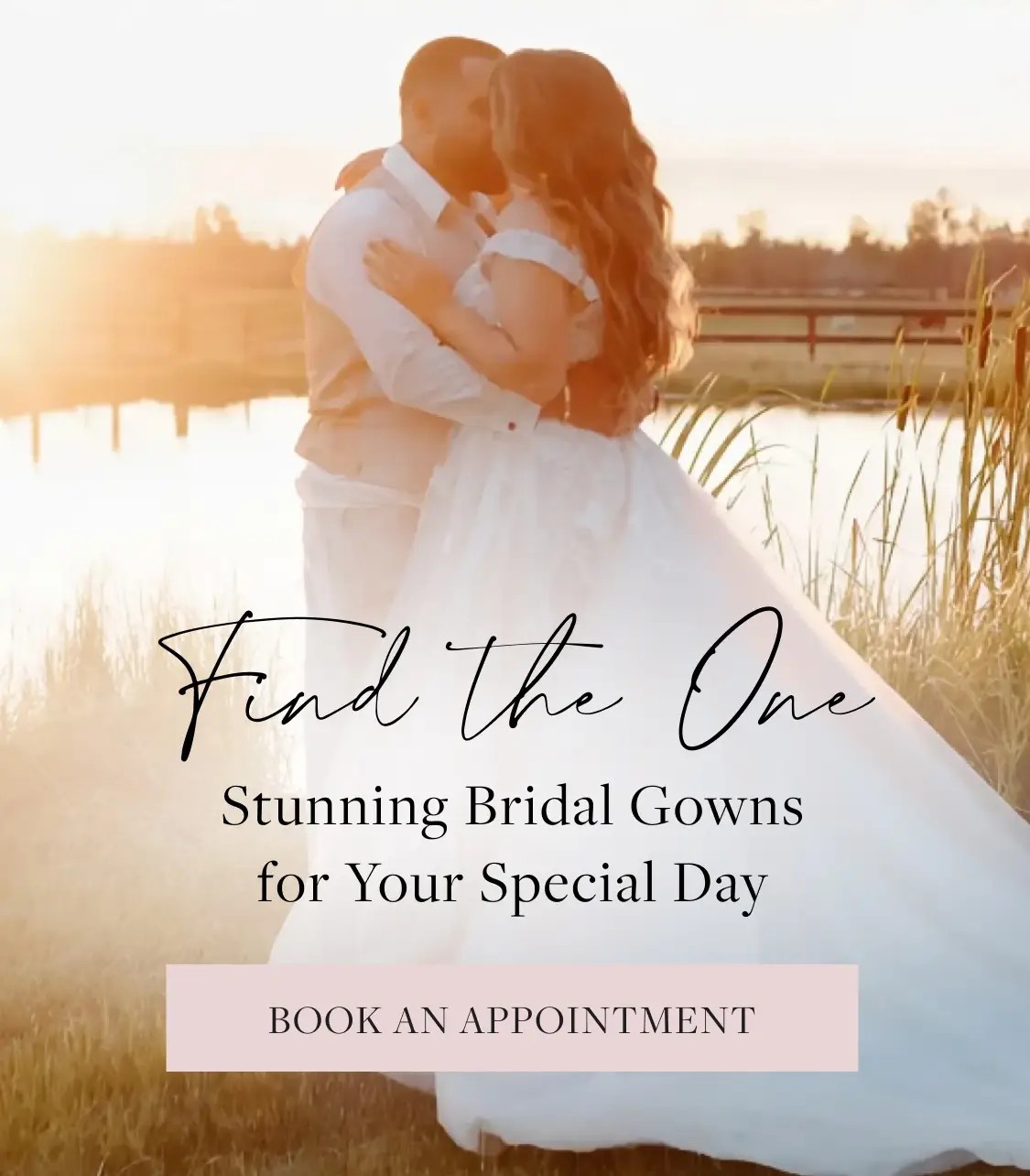 Find The One Stunning Bridal Gowns Mobile Banner