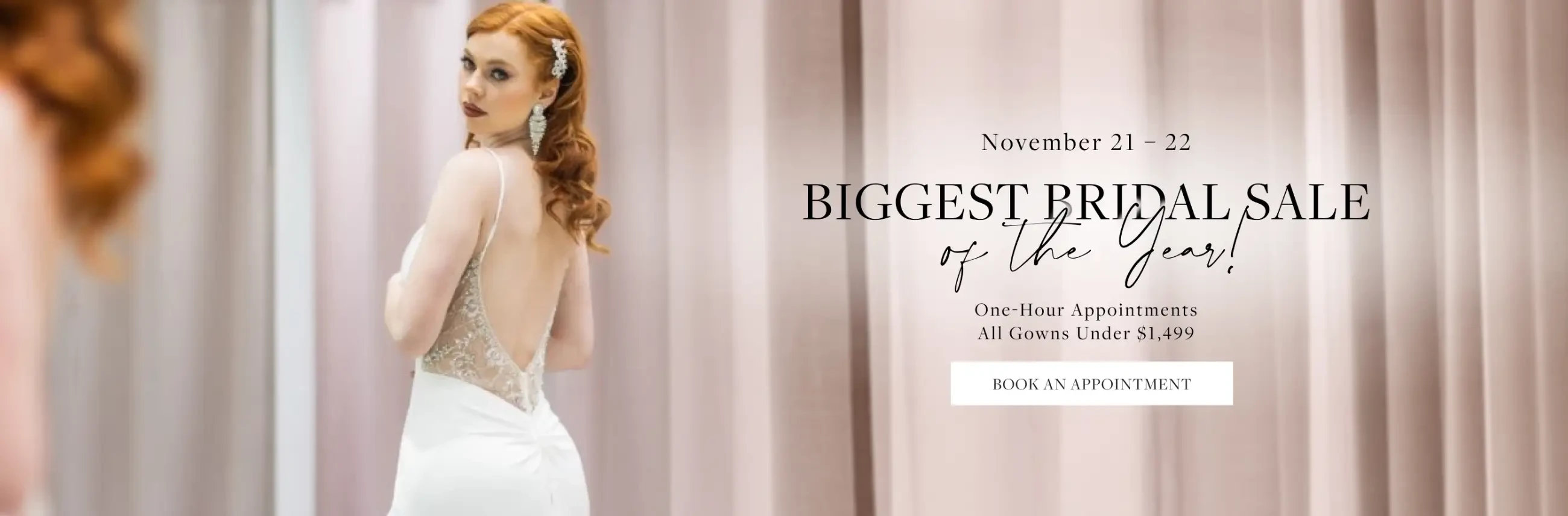 Bridal Sale Desktop Banner
