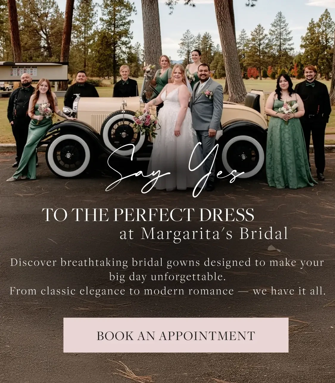 Say Yes To The Perfect Dress Mobile Banner