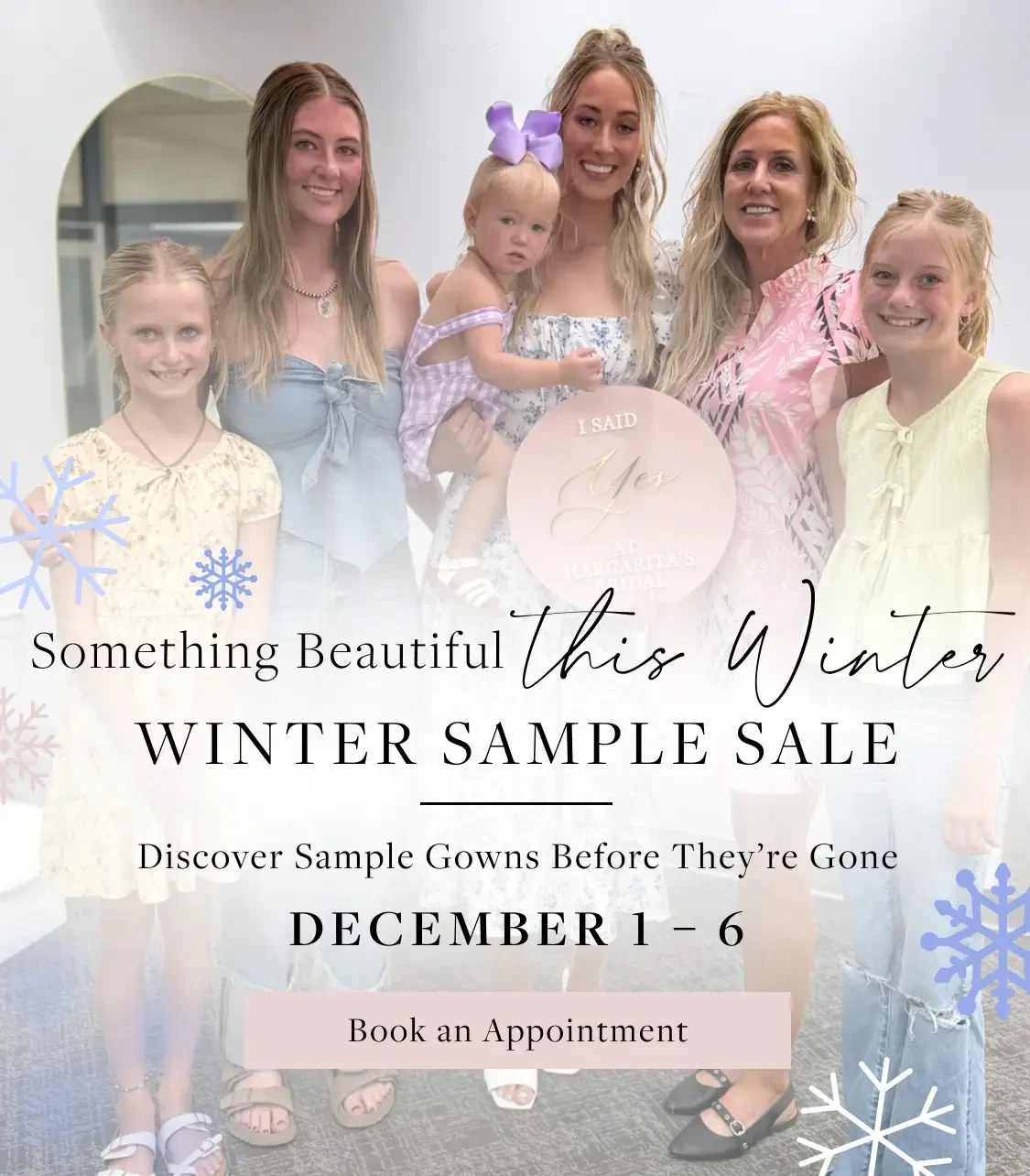 Winter Sample Sale Mobile Banner